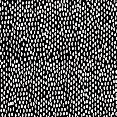 White dots on black