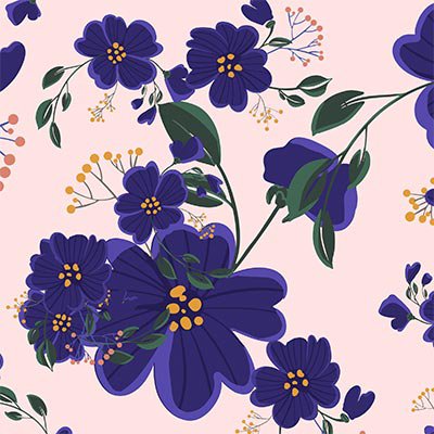 Blue flower