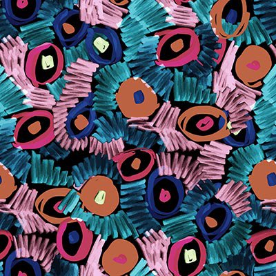 Abstract ruffles